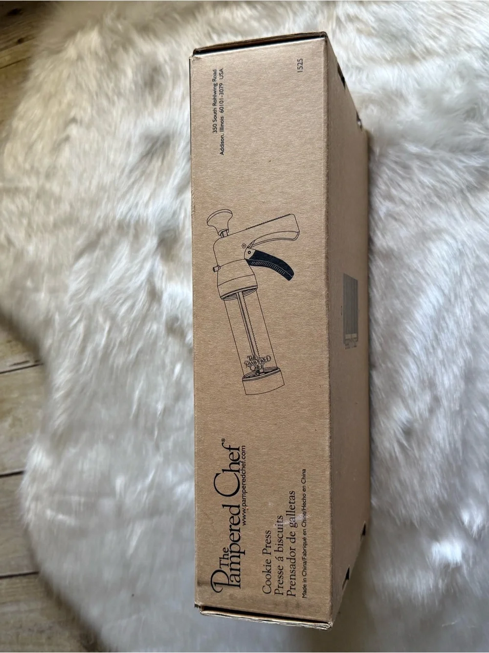 The Pampered Chef Cookie Press in Brown Kraft Packaging - The Pampered Chef